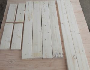 Console Table Cut Boards - The Crafted Maker