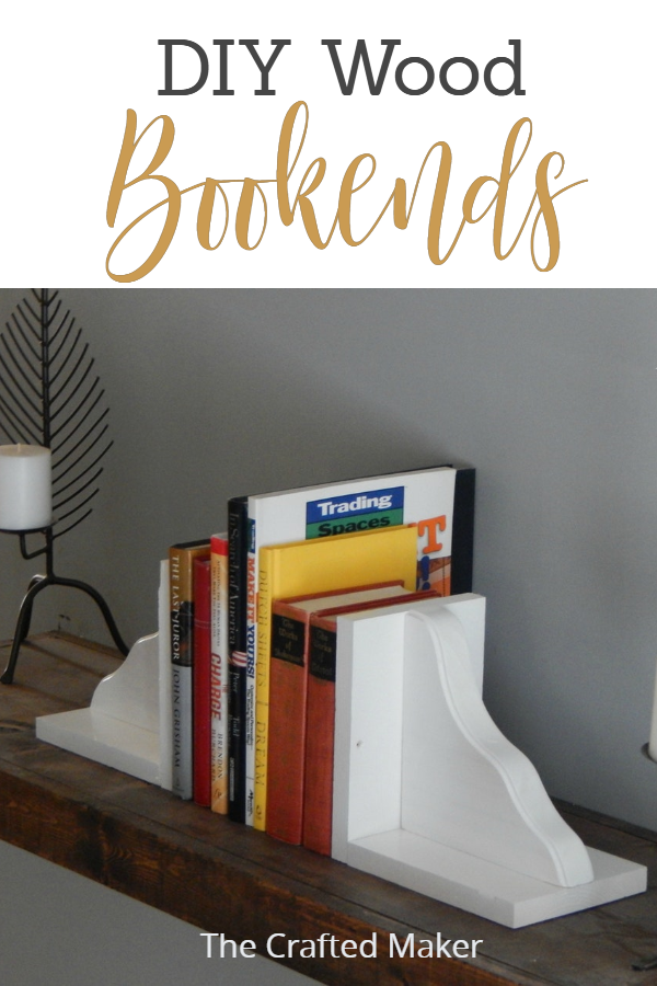 Enjoy these easy to make DIY Wood Bookends. This project can be started and completed in a very short amount of time. These are pretty and very functional.