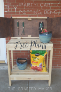 DIY Party Cart / Potting Bench - Free Plans