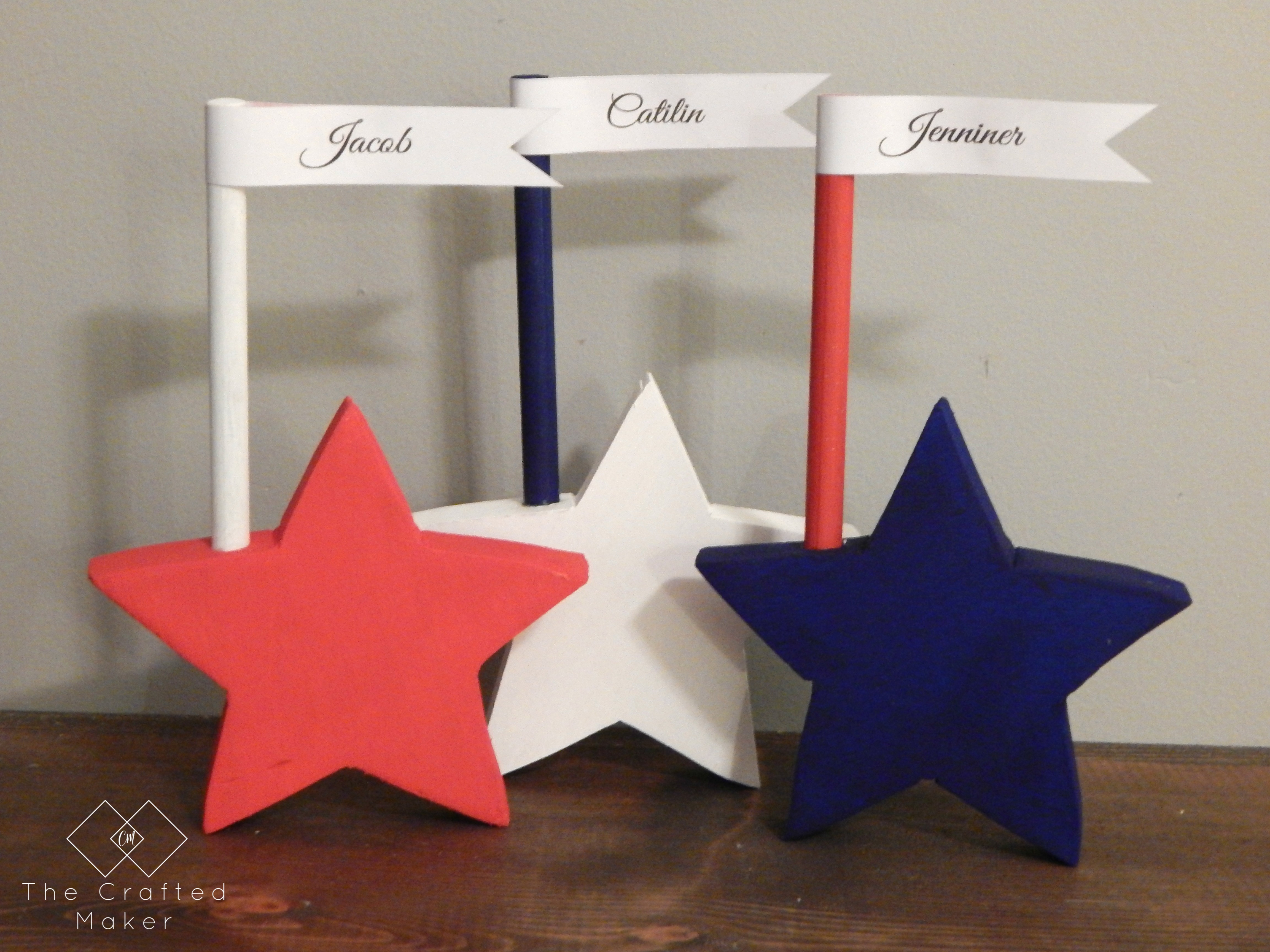 Patriotic Place Card Holders