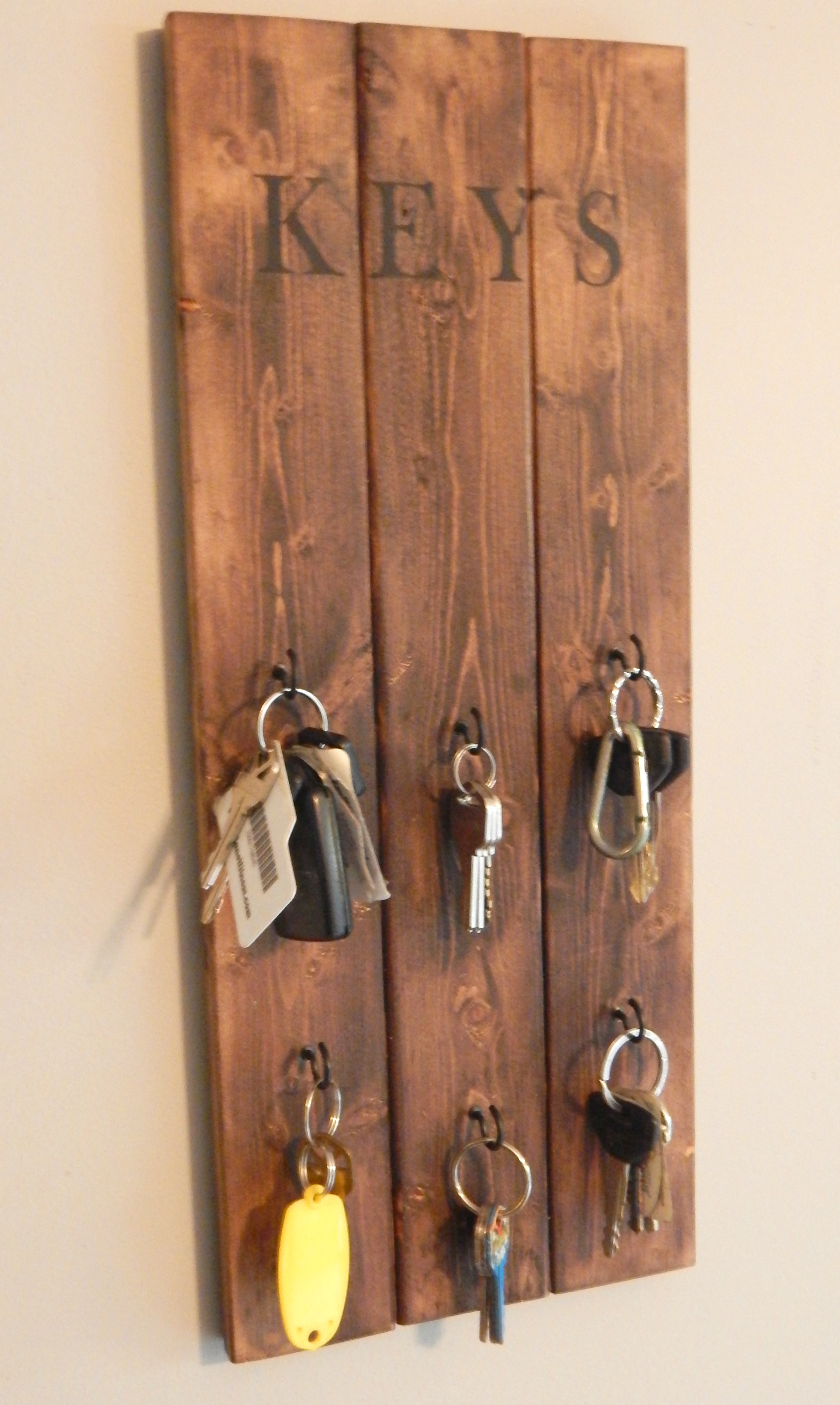 DIY Hanging Key Holder