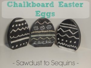 Chalkboard Easter Eggs