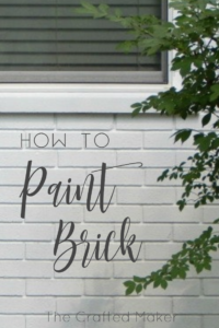 Have you ever wanted to change the look of your home? Learn how to paint a brick home in this tutorial. This completely transformed my home for the better.