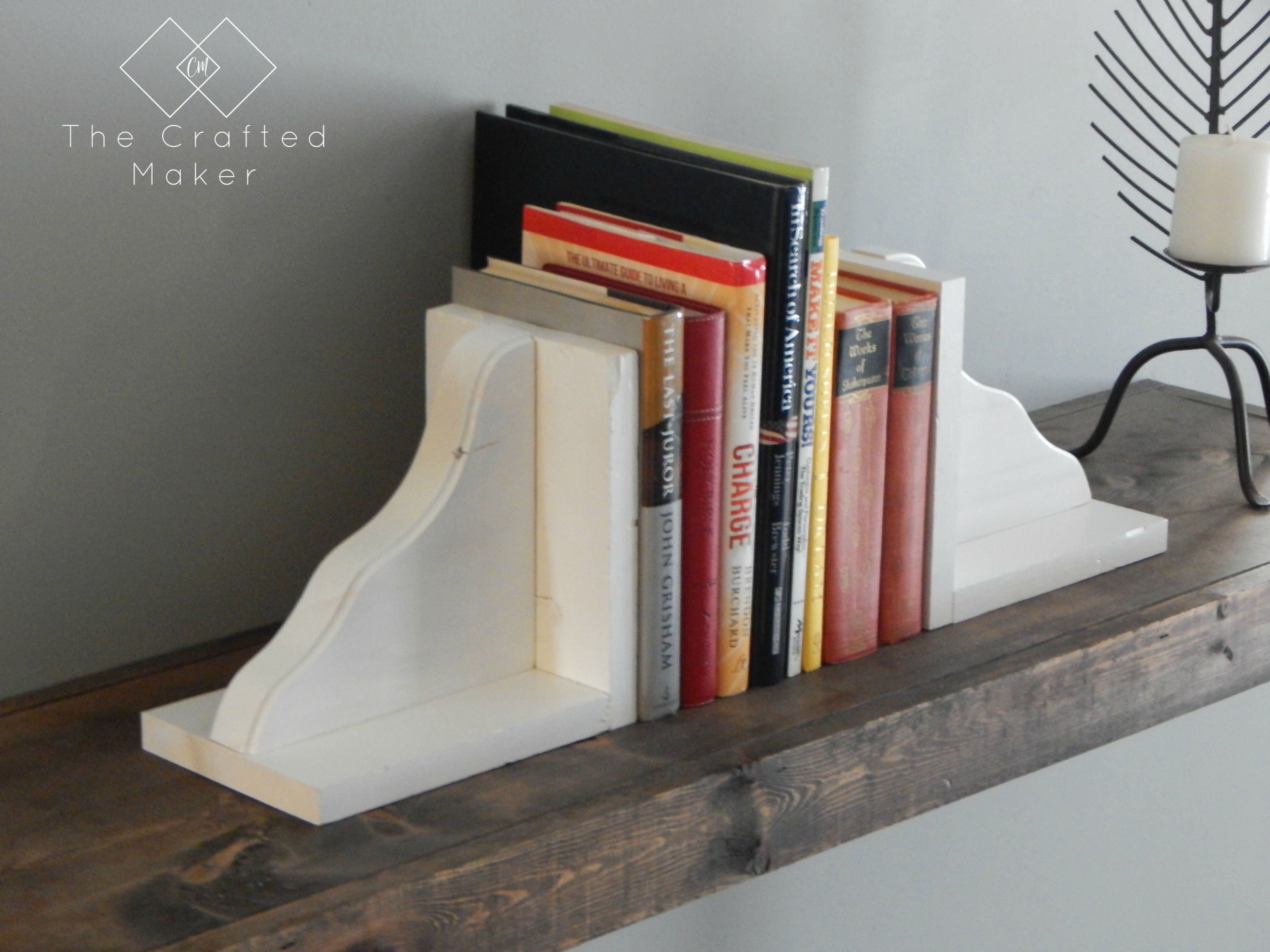 DIY Wood Bookends