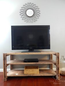 If you love using hardware to really give furniture character, check out this DIY Entertainment Stand. Free Plans on my site!!