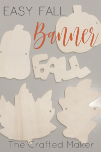 Celebrate Fall with this easy Fall Banner. This project is perfect for a last minute project that says you are not ready to let Fall fade into Winter.