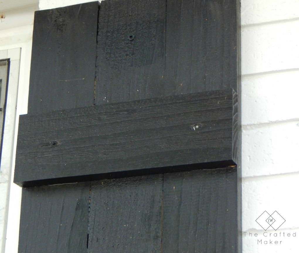 Give the exterior of your home an upgrade with these simple DIY shutters. They take very little time to make and will add curb appeal to your home.