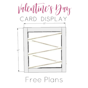 Quick and easy project to display all of those adorable Valentine cards children receive from friends and family. Super simple to make with just a few cuts.
